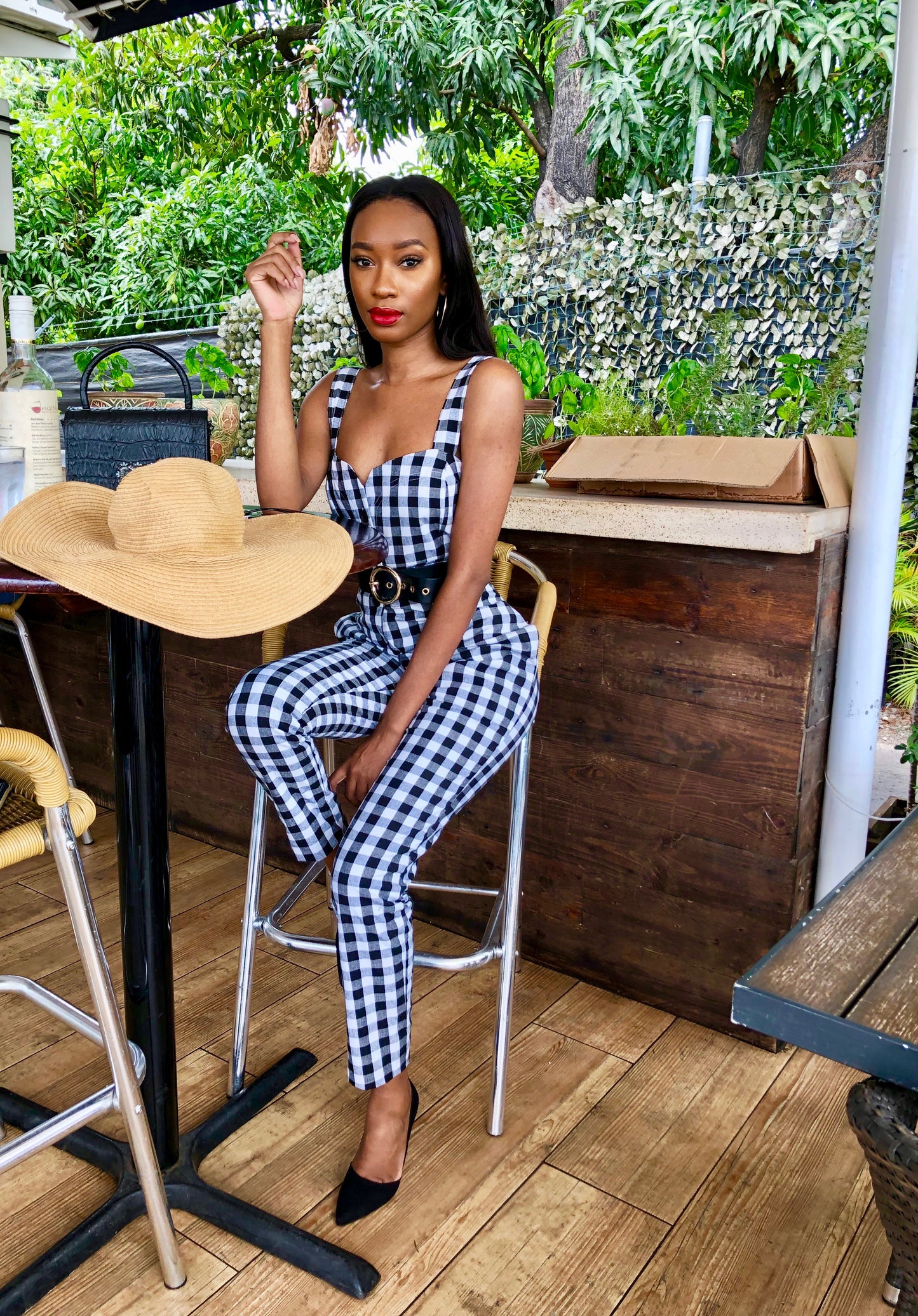 Checkered Jumpsuit
