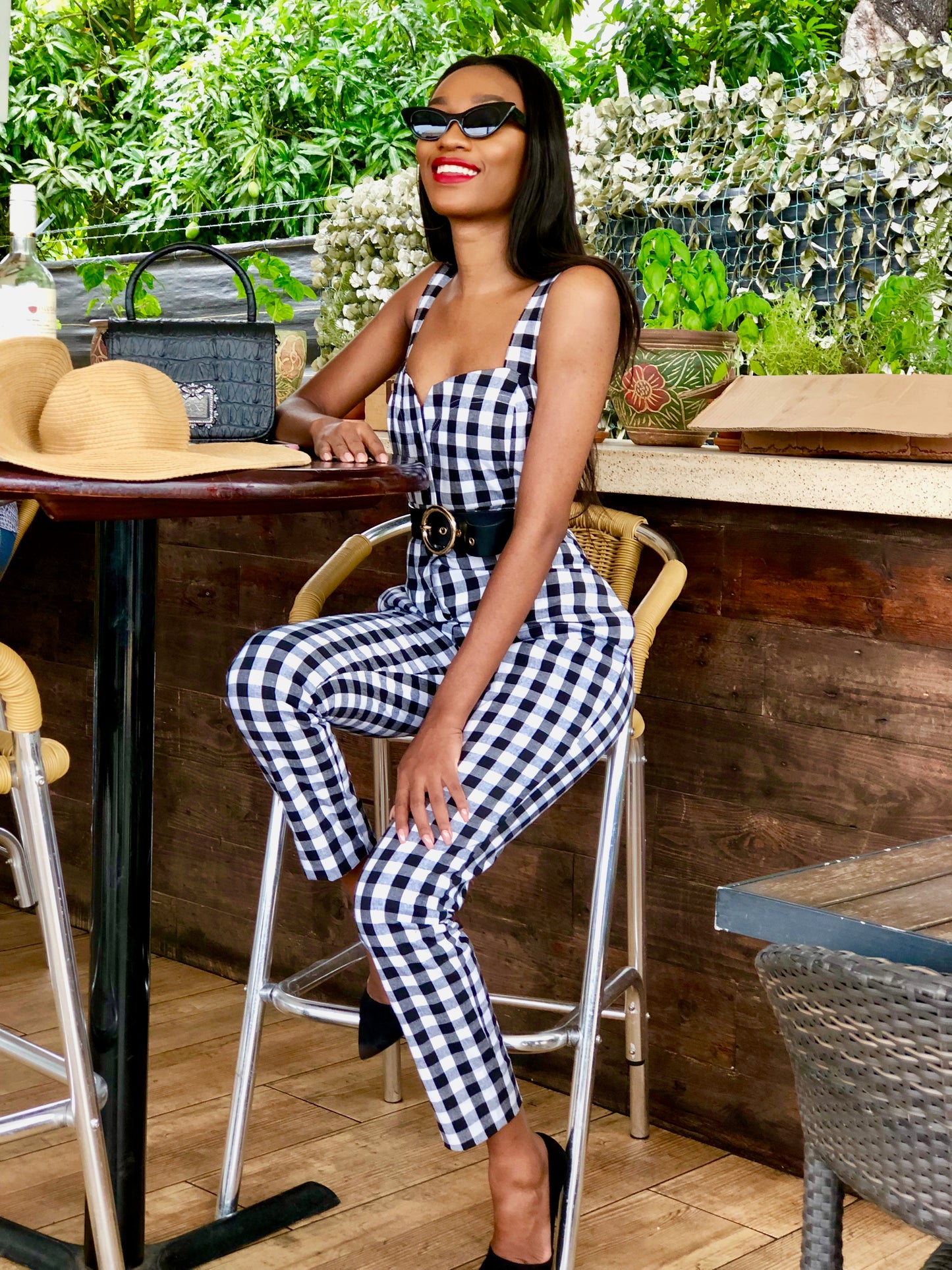 Checkered Jumpsuit