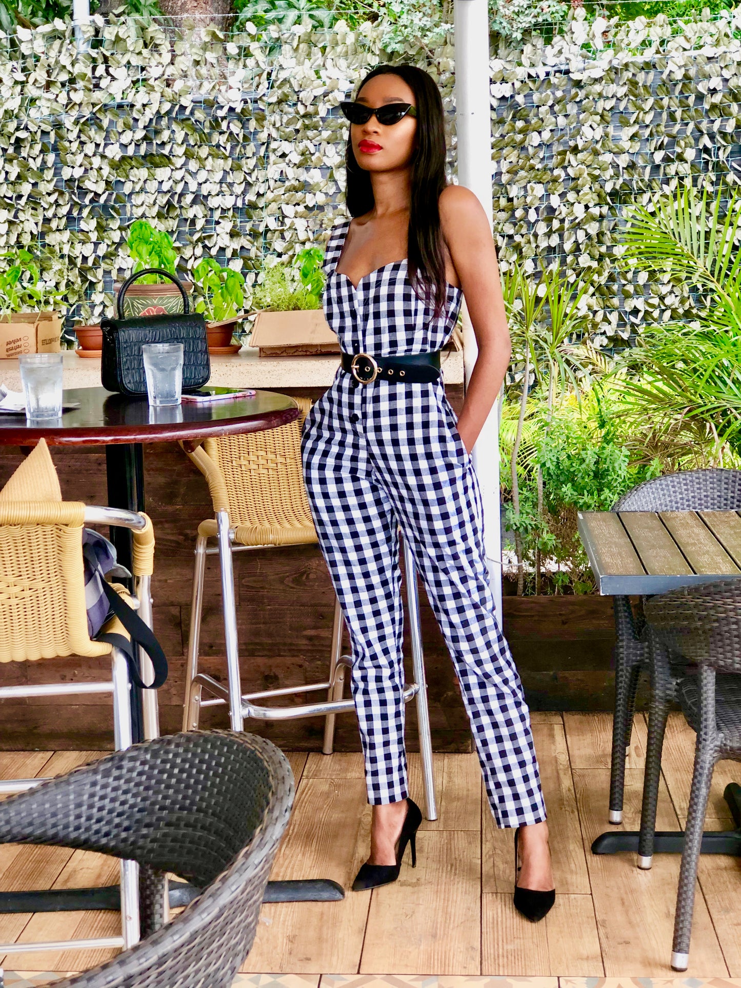 Checkered Jumpsuit
