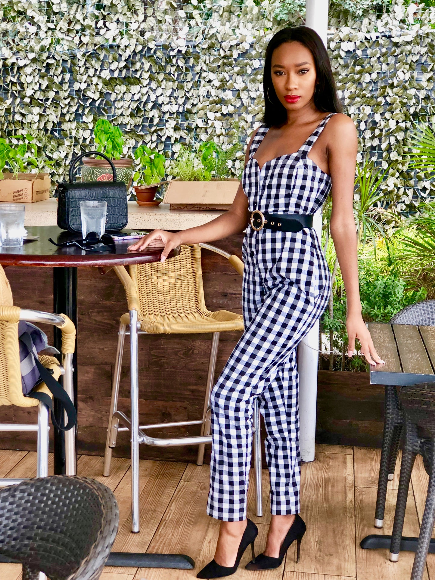 Checkered Jumpsuit