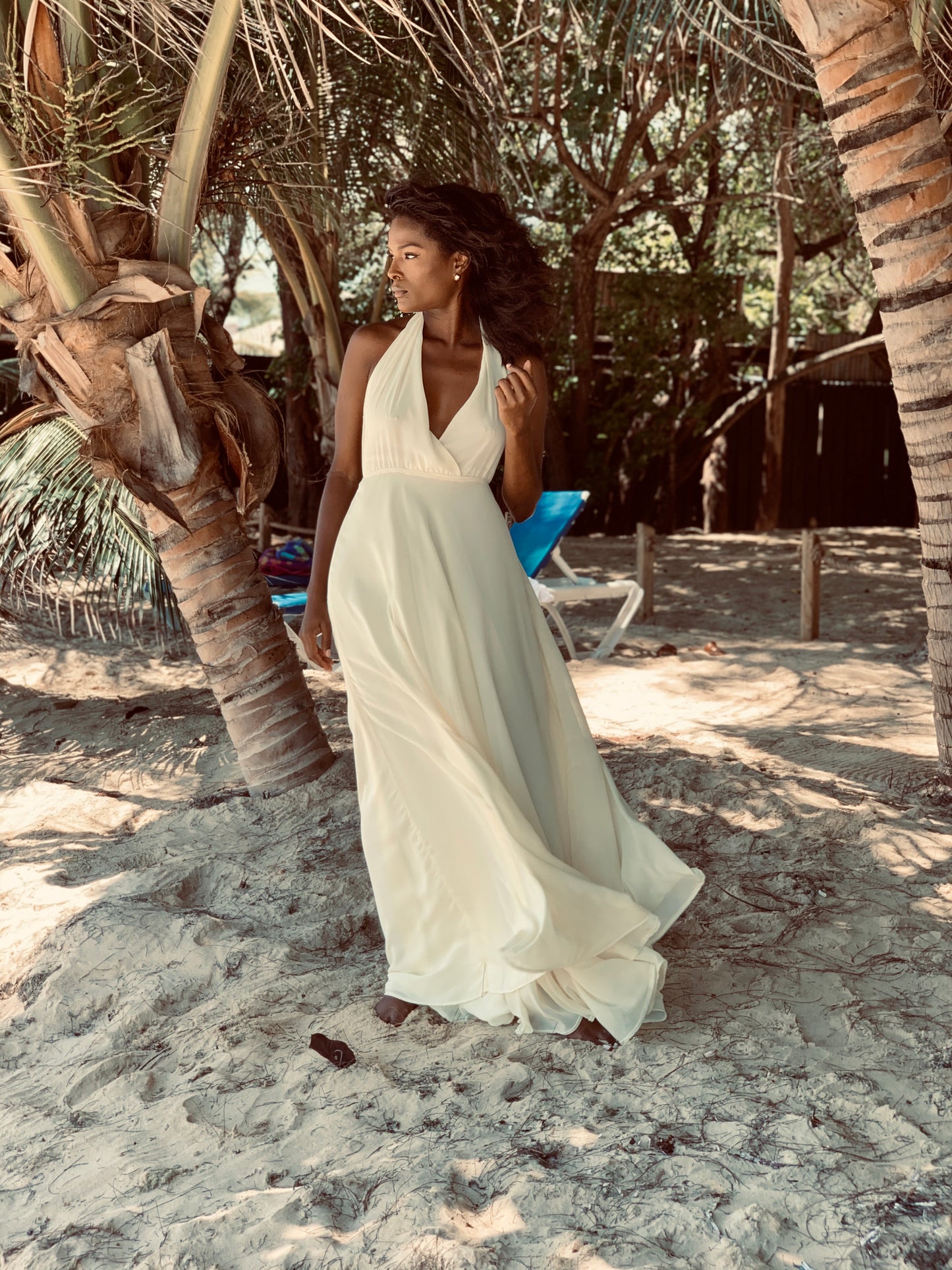 Romance Dress Off White