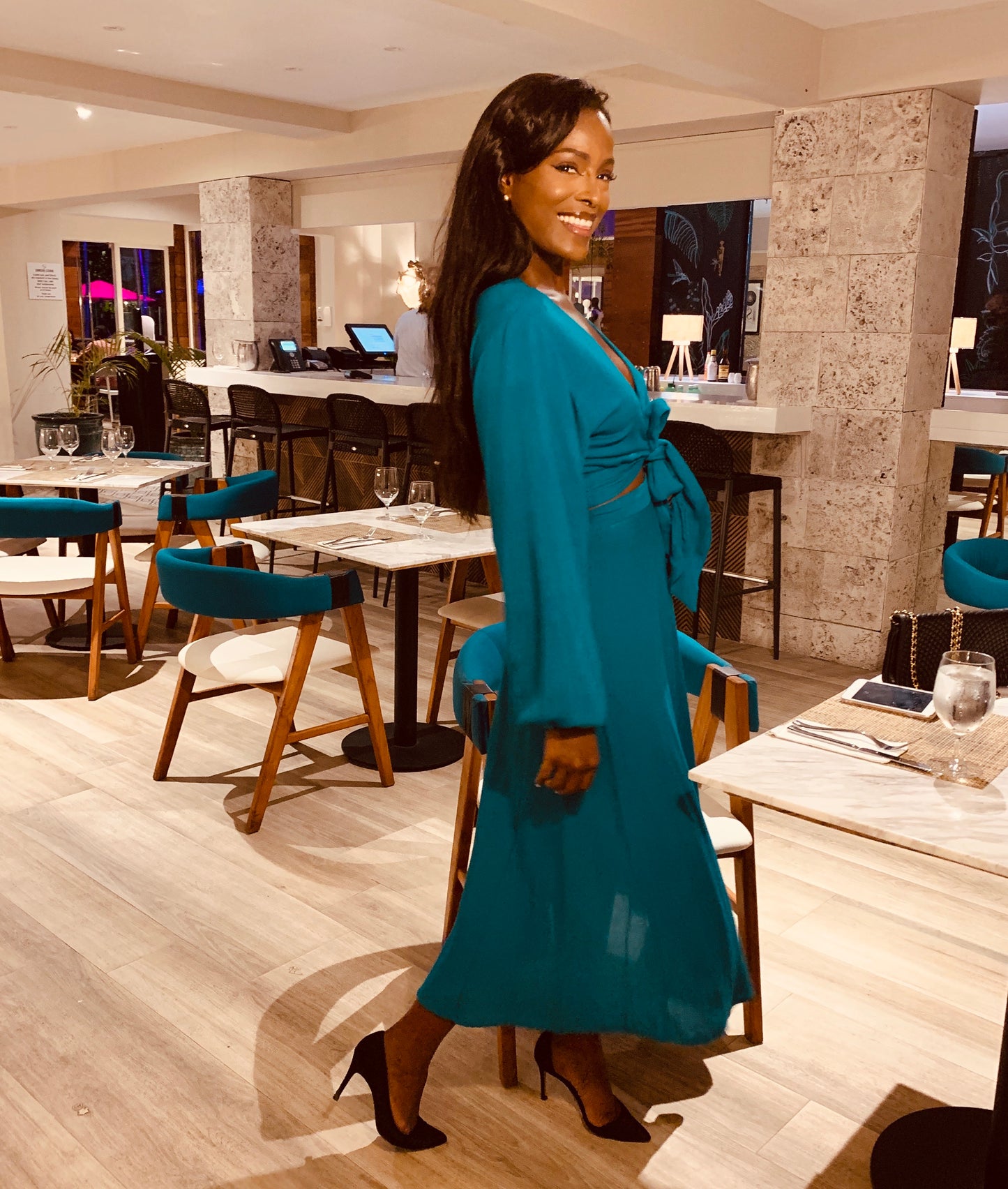 Teal Midi Set