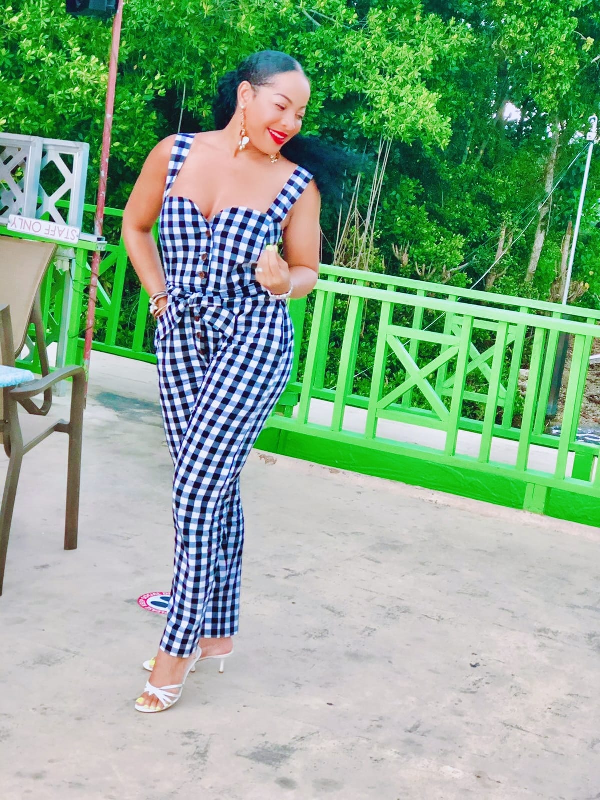 Checkered Jumpsuit