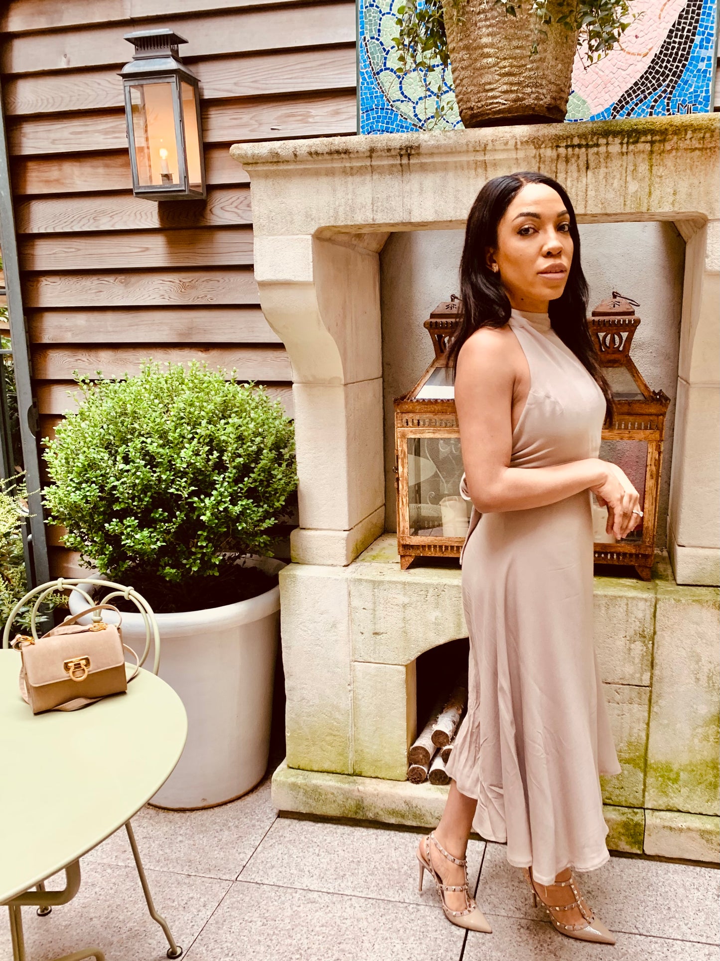 Beige Babe Midi Set