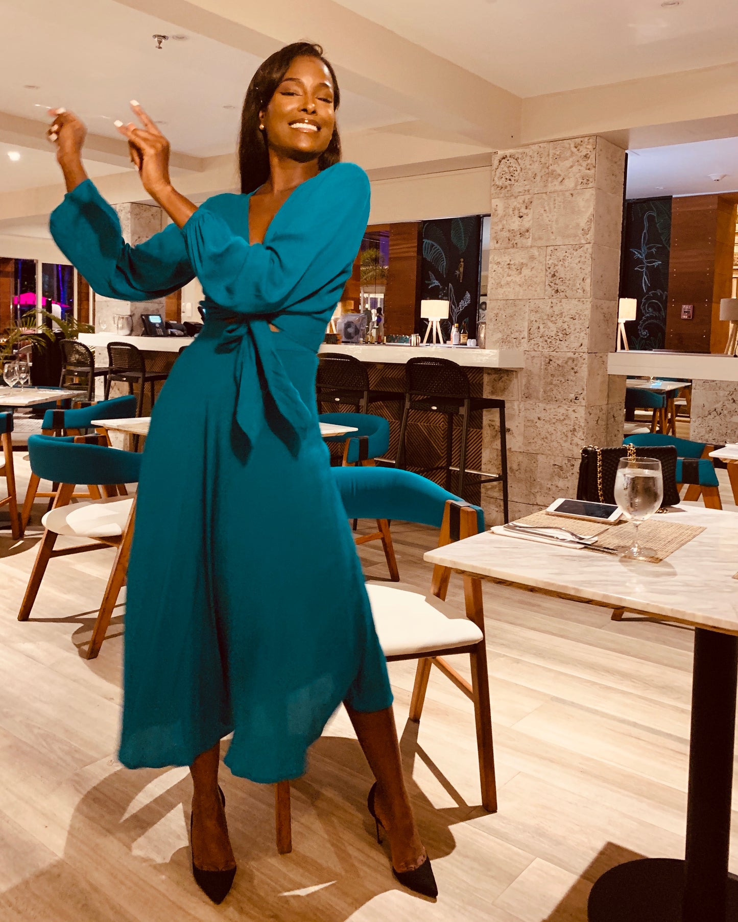 Teal Midi Set