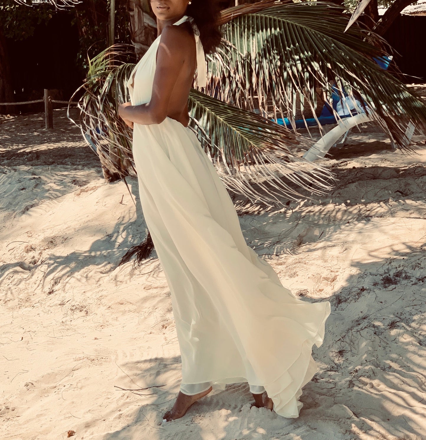 Romance Dress Off White