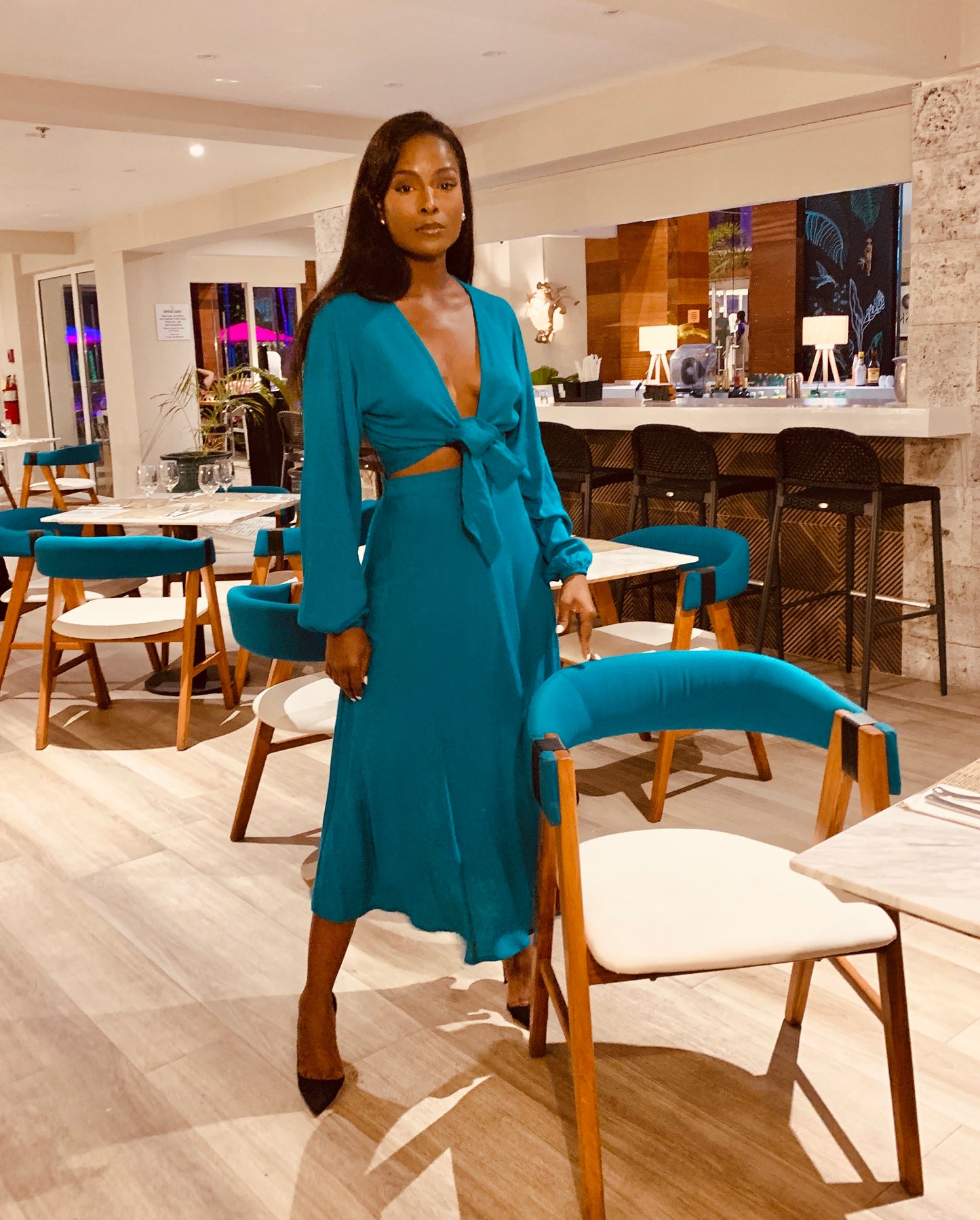 Teal Midi Set