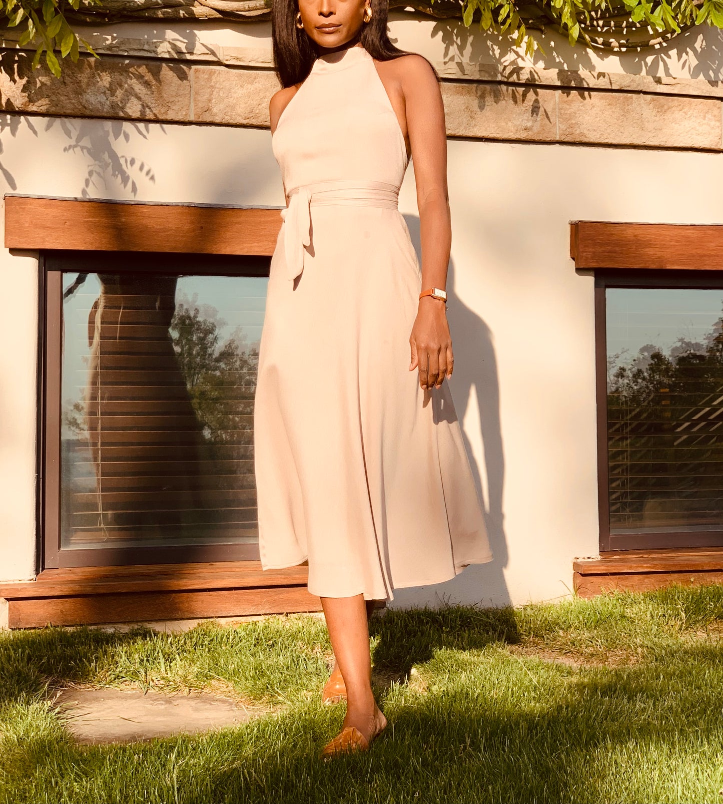 Beige Babe Midi Set