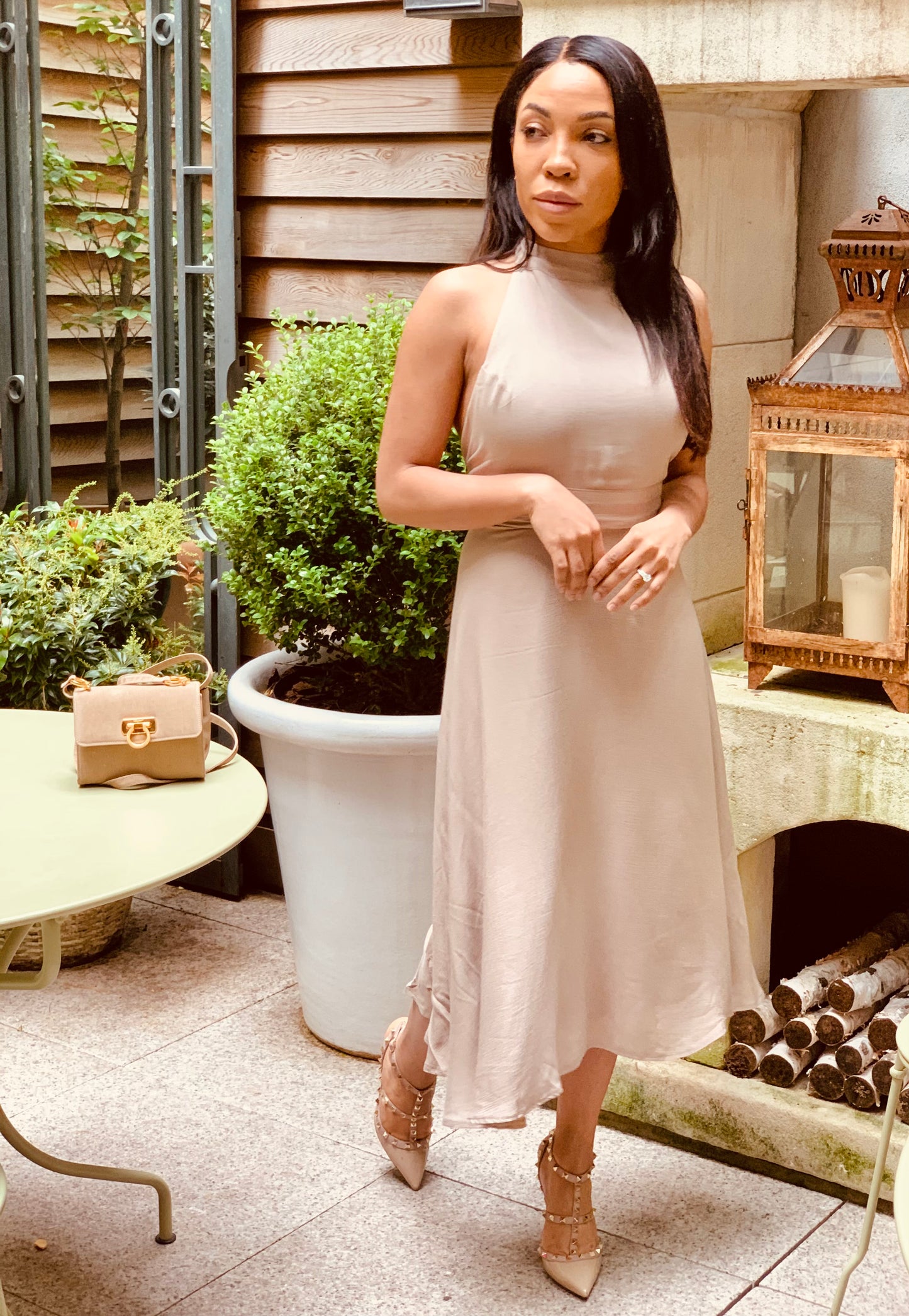 Beige Babe Midi Set