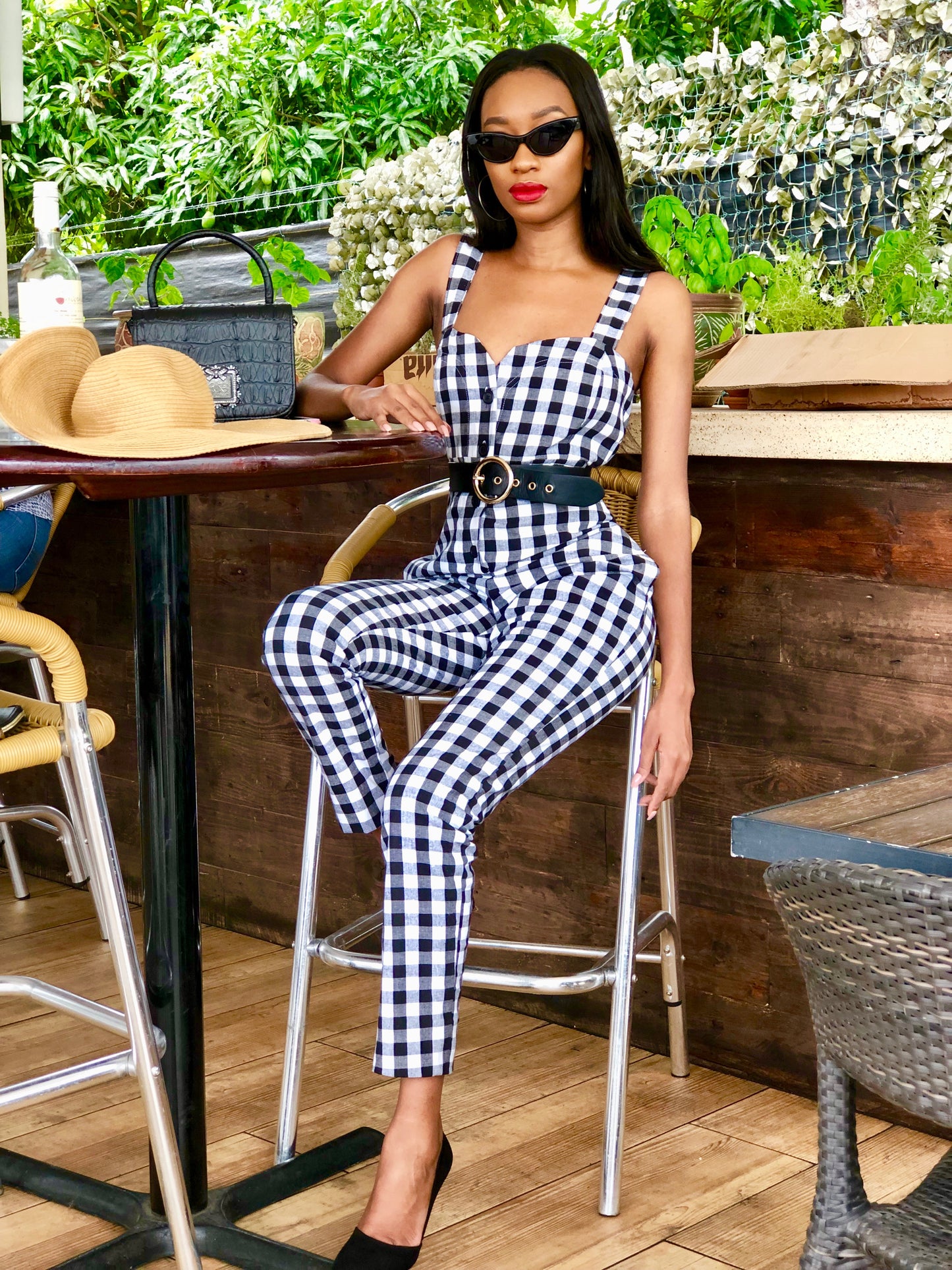 Checkered Jumpsuit