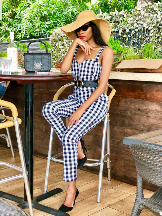 Checkered Jumpsuit