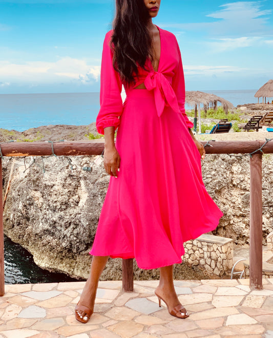 Magenta Midi Set