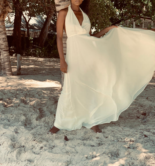 Romance Dress Off White