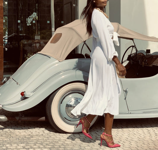 Off White Midi Set
