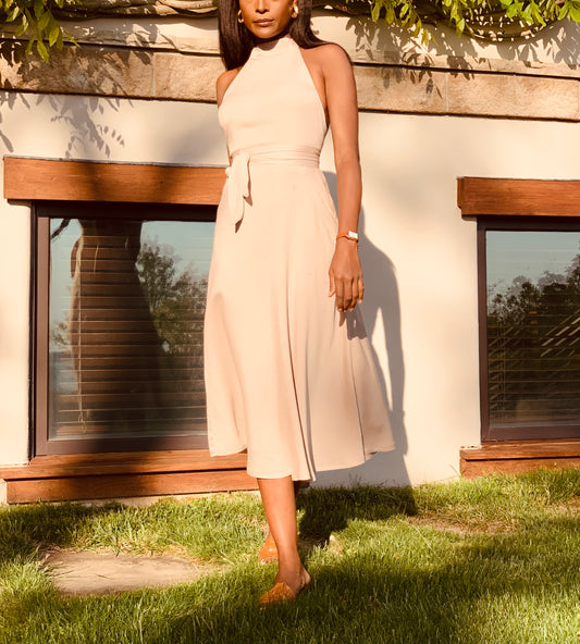 Beige Babe Midi Set